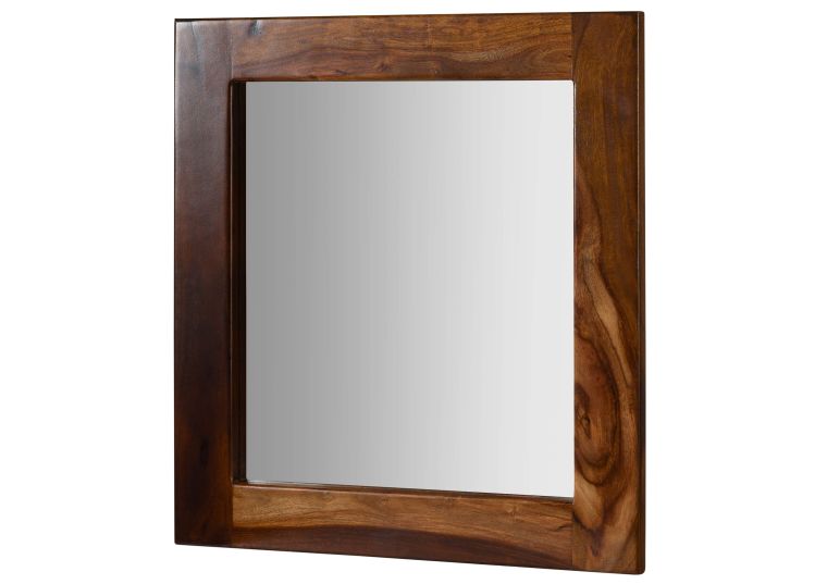 Miroir  60x3x65  en bois de Sheesham noisette laqué TORONTO #314